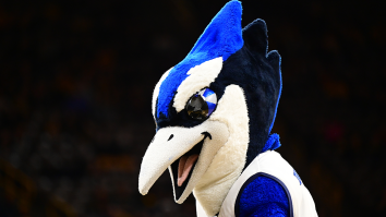 University Of Nebraska Omaha Mascot Absolutely Clobbers Child In Heated College World Series Race
