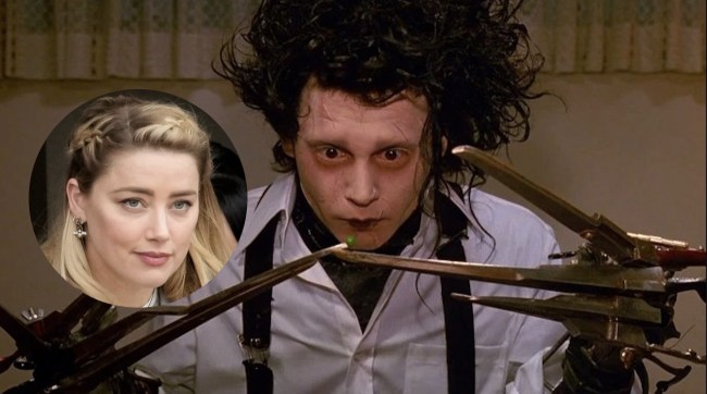 Amber Heard: Depp Convinced People Edward Scissorhands Was Real