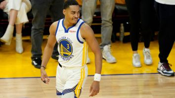 Hilarious Viral Clip Suggests Jordan Poole Started Balling In Game 2 After He Saw Attractive Fans Sitting Courtside