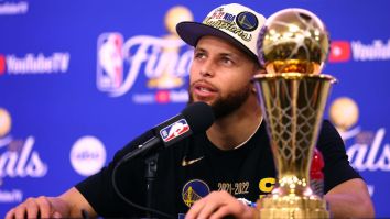 Steph Curry Unleashed Preposterous Flex By Hopping On A Call With President Obama While Still Standing On The Celtics’ Court