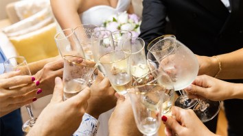 Video Hilariously Documents Wedding Guests Changing Between Their First And Last Drink