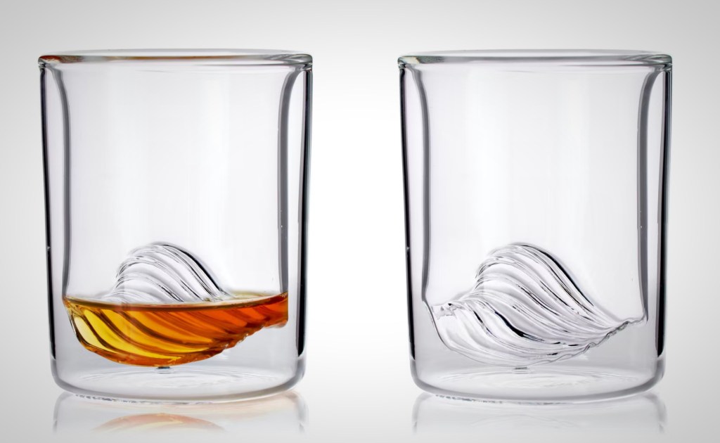 Whiskey Peaks Just Released New Wave' Pattern Rocks Glasses