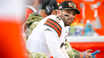 Browns Fan With Giant Baker Mayfield Tattoo Left In Tremendously Awkward Spot After Panthers Trade