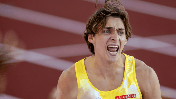 World Champ Pole Vaulter Sends Crowd Into Frenzy With Electric Front Flip After Smashing His World Record