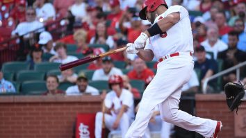 There Is Nothing More St. Louis Than Albert Pujols Bashing His 685th HR Then Celebrating With Nelly In The Front Row