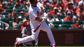 MLB Fans Have Mixed Emotions After Albert Pujols Joins The Field For The Home Run Derby