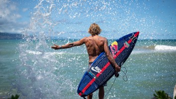 Maui Got One Of Its Biggest Swells In 25 Years And Kai Lenny Surfed The Wave Of A Lifetime