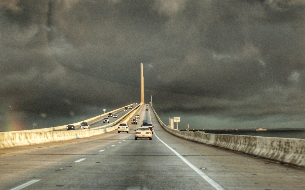Pickup Truck Struck By Lightning On The Highway And It Was Somehow Caught On Camera