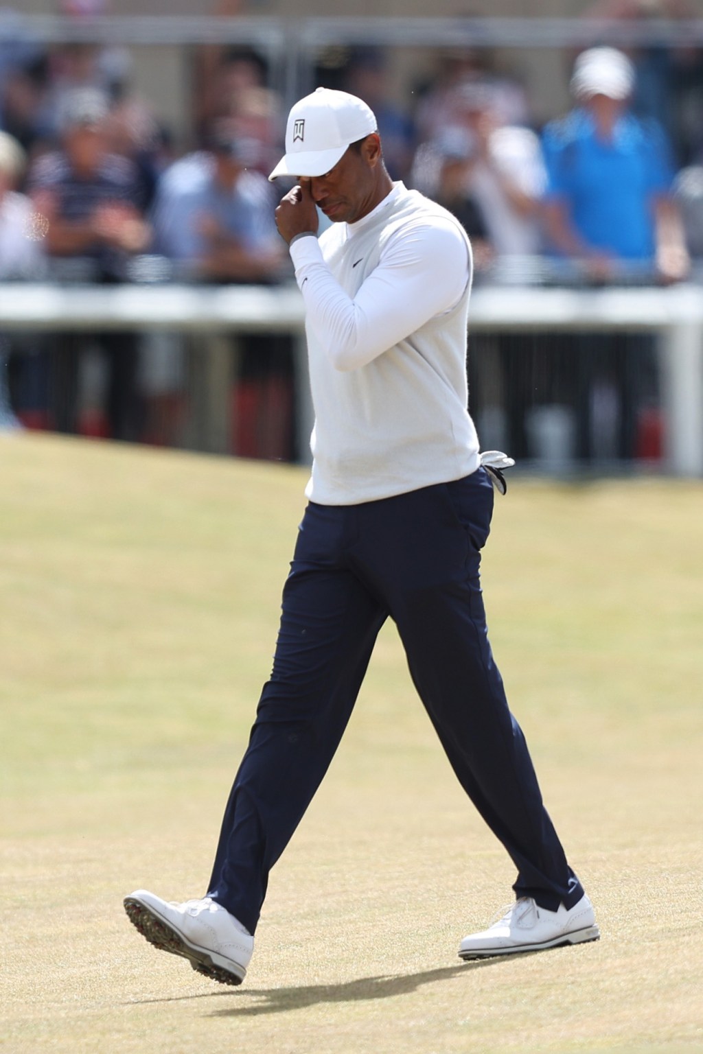 Tiger Woods Crying While Waking Up The Fairway On 18 At St. Andrews Crushed The Golf World
