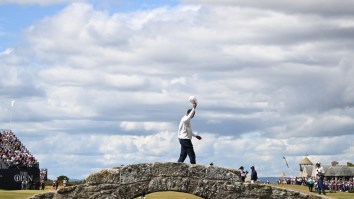 Tiger Woods Crying While Waking Up The Fairway On 18 At St. Andrews Crushed The Golf World