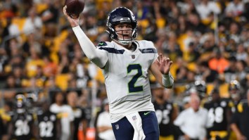 Seahawks Name Geno Smith Starting QB After Drew Lock Threw The Worst Interception Of The Preseason
