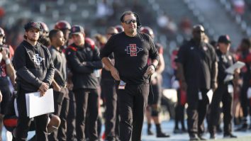Brady Hoke, San Diego State Athletic Director JD Wicker Duck Questions On Araiza Civil Suit