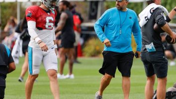 Matt Rhule Raves About Baker Mayfield Winning The Panthers Starting Quarterback Job