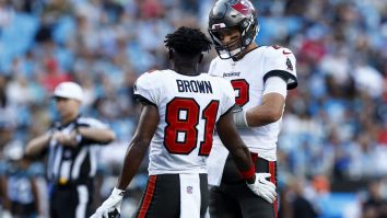 Antonio Brown Takes Shots At Tampa Bays Buccaneers, Tom Brady Over QB’s Preseason Absence