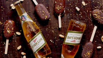 We Tried Miller High Life’s Boozy Dive Bar-Flavored Ice Cream Pops To See If They Live Up To The Hype