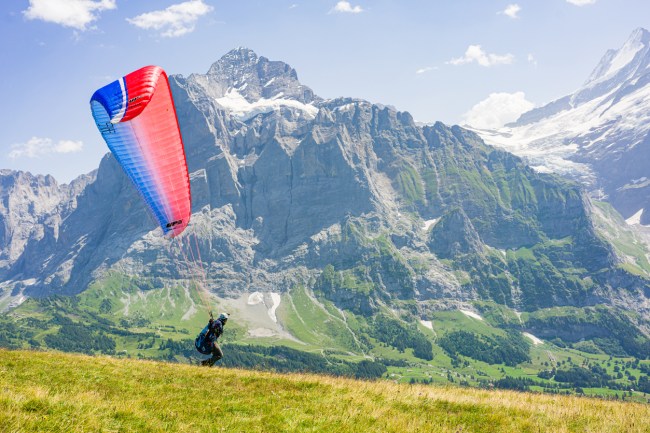 Paraglider Saves His Life Seconds Before Hitting Ground In INSANE Video