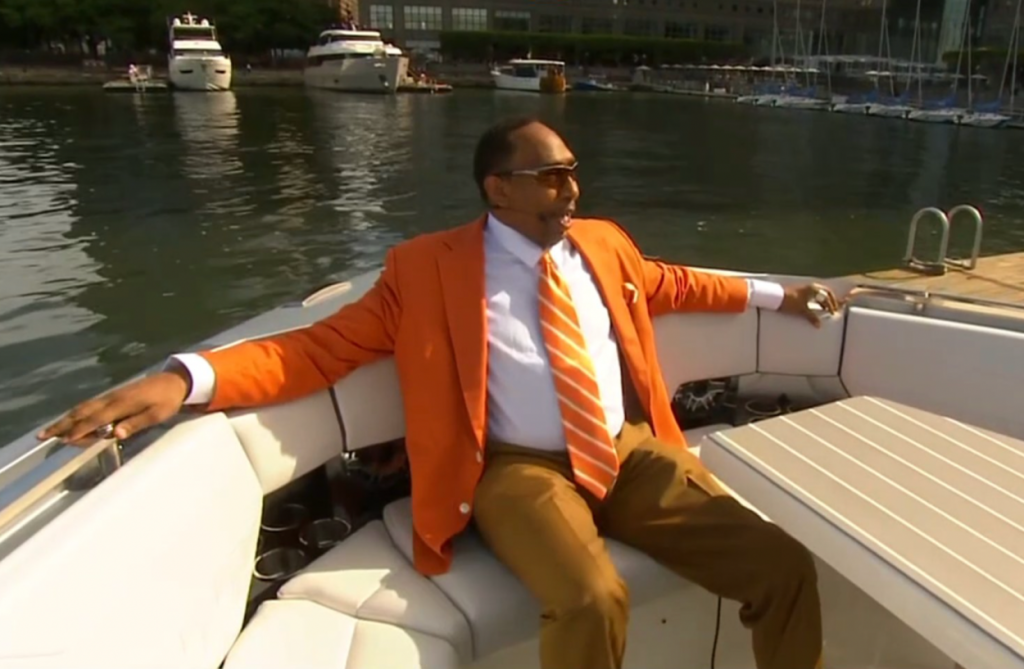 Stephen A. Smith Returned To 'First Take' Looking Like Lloyd From 'Dumb And Dumber' And Got Roasted Hard