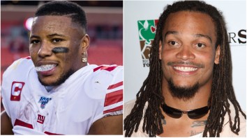 Channing Crowder Awkwardly Tells Saquon Barkley His ‘Legs Are Beautiful’ During Interview