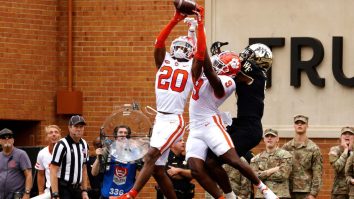Watch Clemson Celebrate Its Nail-Biting Win Over Wake Forest In The Sweetest Possible Way