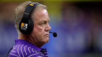 Brian Kelly Delivers The Most Confusing Response Ever After LSU’s Bonkers Loss To Florida State In Season Opener