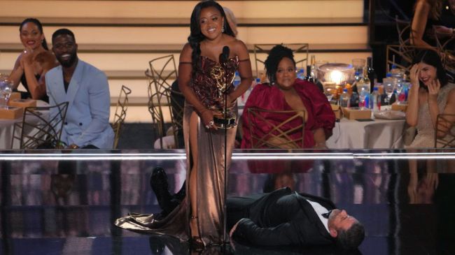 Jimmy Kimmel Apologizes To Quinta Brunson For Emmys Bit (VIDEO)
