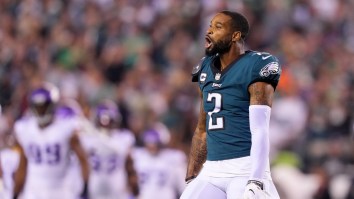 Eagles’ Cornerback Darius Slay Had A Surprise Gift For James Harden On Monday Night Football