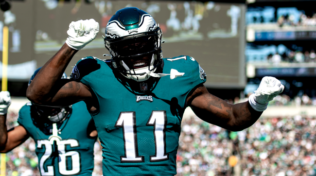 AJ Brown Gets Randomly Drug Tested After Monster Performance