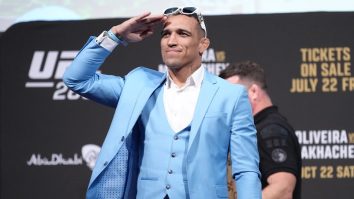 Baddest Man On The Planet Charles Oliveira Seen Walking An Actual Lion Ahead Of UFC 280