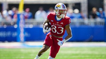 Watch Kansas Wide Receiver Quentin Skinner Make The Best Touchdown Catch You’ll See All Year