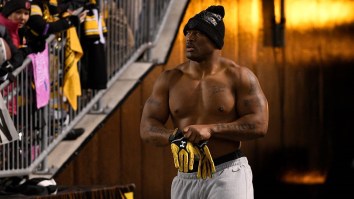 Watch As 44-Year-Old James Harrison Pushes A Nearly One-Ton Sled Like It’s A Pile Of Feathers