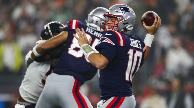 Mac Jones' Ball Possibly Hit A SkyCam Has Conspiracy Theorists Buzzing
