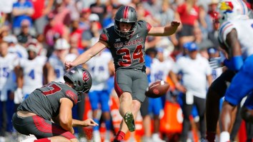 College Football Fans Lose Their Minds Over Incredible Touchdown By Oklahoma Sooners Kicker