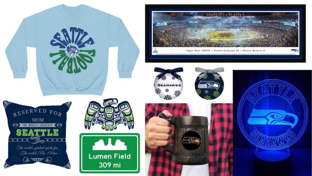 Seattle Seahawks Etsy Gifts - best gifts for seattle seahawks fans