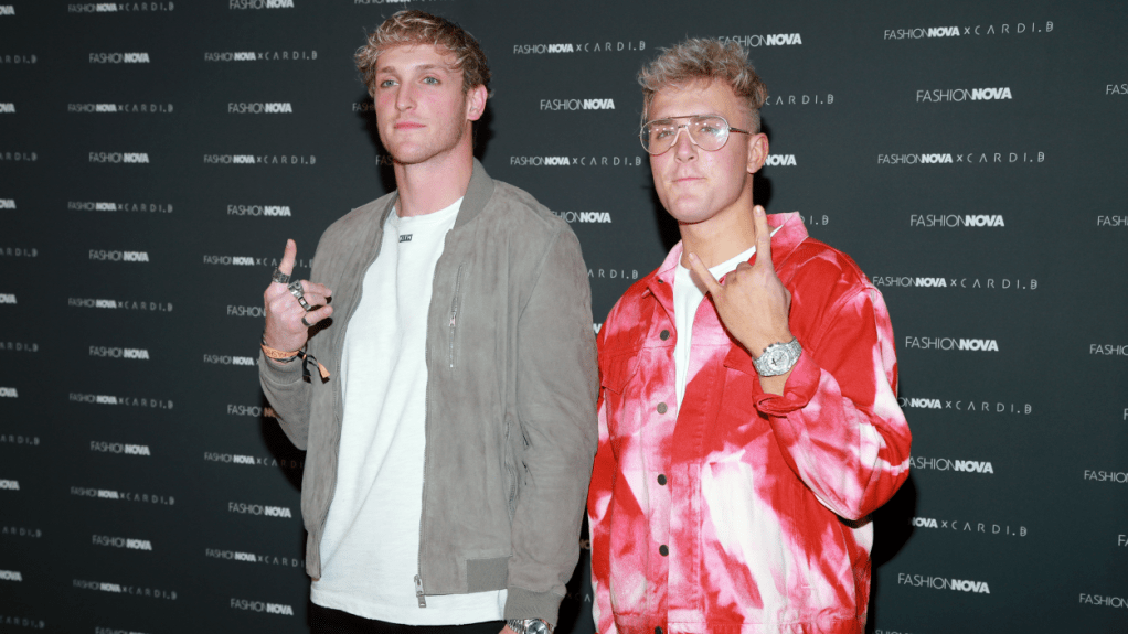 Logan Paul and Jake Paul on red carpet