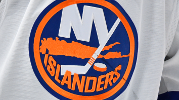 Islanders Reporter Accidentally Wears Unfortunate Necklace On TV But Handles It Like A Champ