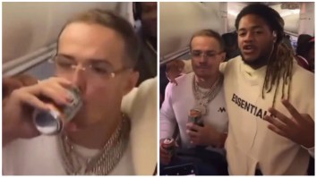 Commanders’ Taylor Heinicke Punished For Double-Fisting Busch Lights On Team Plane