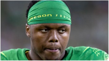 Oregon Player Punches Oregon State Fan In The Head On Field After Loss