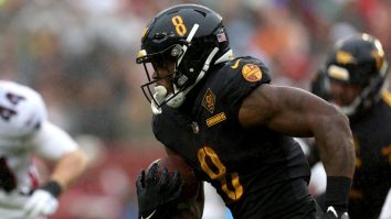 Commanders RB Brian Robinson Sports A Ridiculously Giant Hat And Fans Just Can’t Handle It