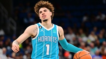 LaMelo Ball Could Head Back On The Injured List After A Freak Accident Involving A Fan Sitting Courtside