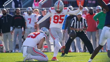 Ohio State And Northwestern Are Trying To Play A Football Game In The Middle Of Tornado-Like Winds