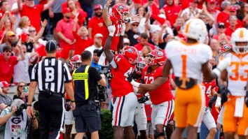 Georgia QB Stetson Bennett Brutally Trolls Tennessee Fans That Leaked His Phone Number With Hilarious Celebration