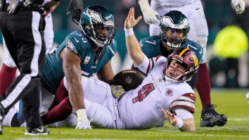 NFL Fans Are Arguing After The Controversial Unnecessary Roughness Call That All But Sealed Commanders Win Over Eagles