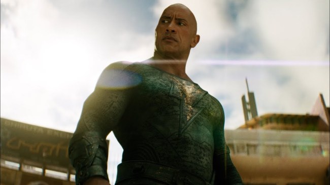 the rock as black adam in the black adam movie