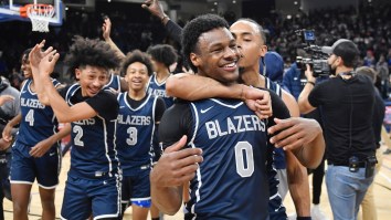 LeBron’s Sons Bronny And Bryce Go Off In Slam Dunk Showdown