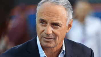 Legendary Fan Heckles Rob Manfred At World Series After Crowdsourcing Insults Online (Video)