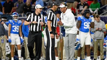 Lane Kiffin Accuses Texas Tech Players Of Using Racial Slur And Spitting On Ole Miss Players Before Brawl