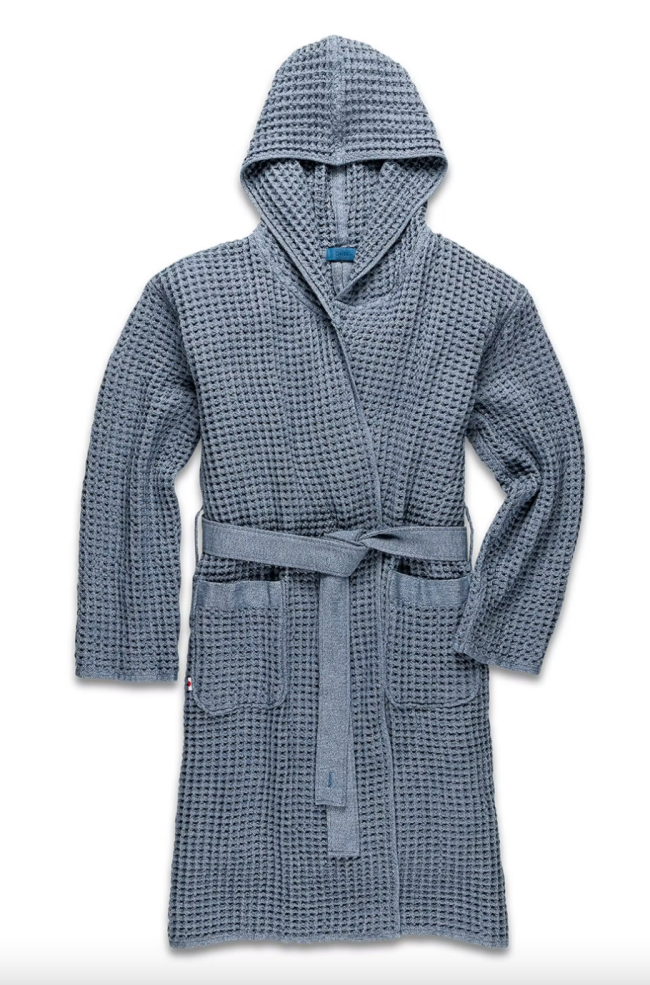 Onsen Hooded Waffle Robe