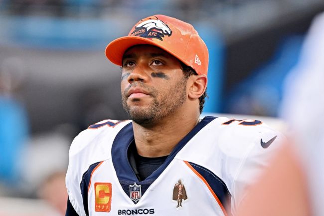 Russell Wilson looking depressed