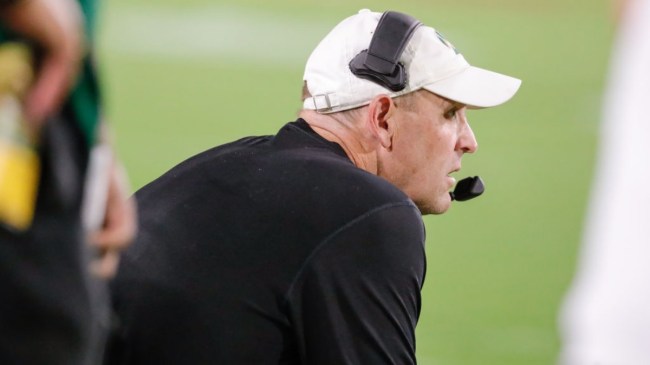Stanford's new coach Troy Taylor on the sideline