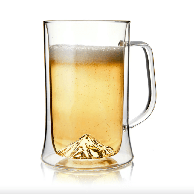 Whiskey Peaks Double Wall Beer Stein